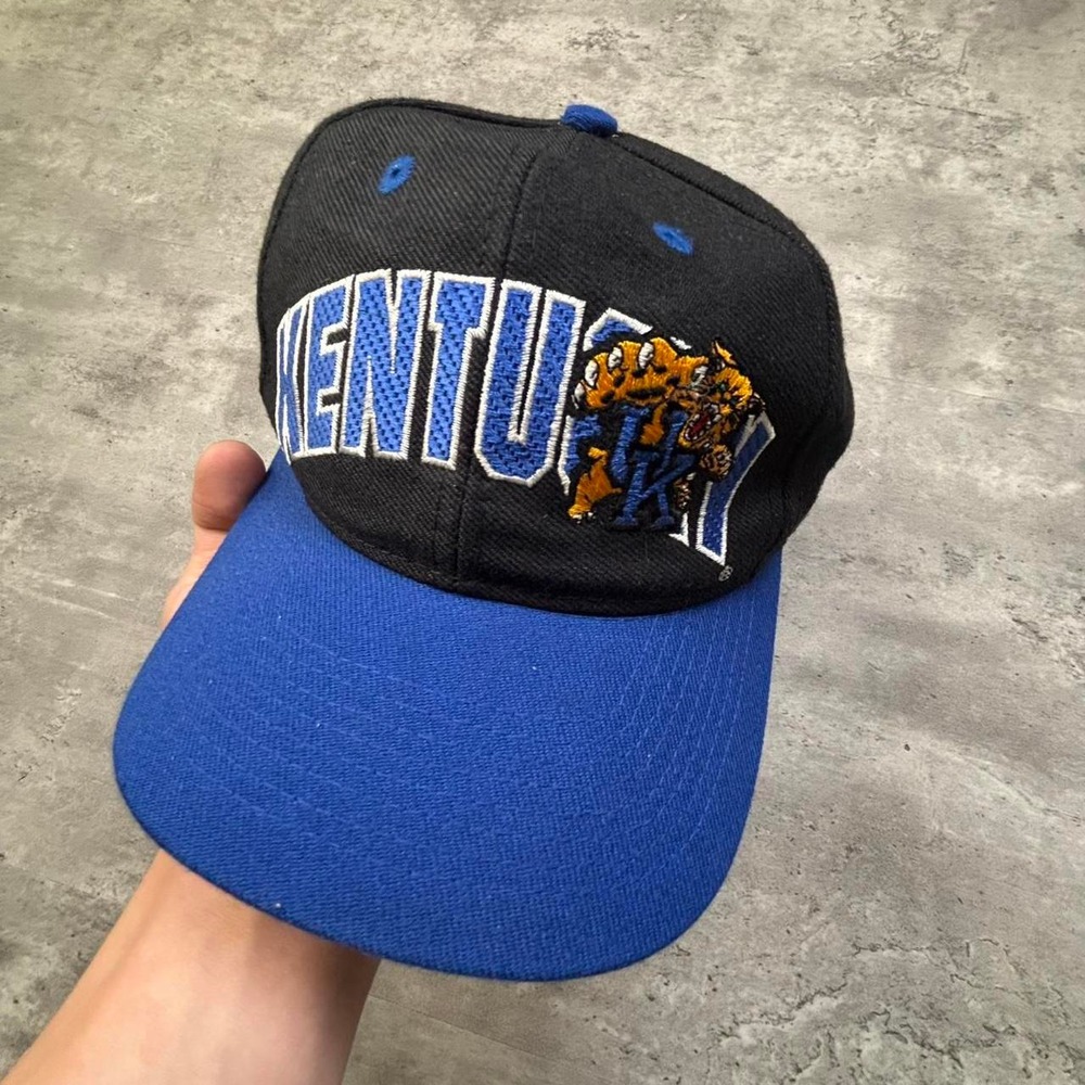Top Of The World Snapback Hat Mens OSFM Blue New Vintage 90s Kentucky Wildcats